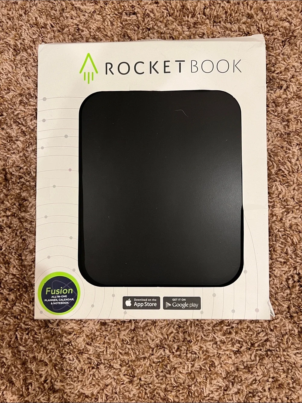Rocketbook Fusion Reusable Smart Notebook - Black